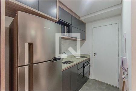 Cozinha de kitnet/studio para alugar com 1 quarto, 25m² em Vila Mariana, São Paulo
