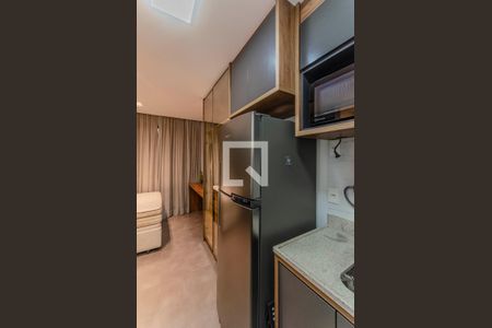 Cozinha de kitnet/studio para alugar com 1 quarto, 25m² em Vila Mariana, São Paulo