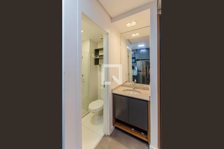 Banheiro de kitnet/studio para alugar com 1 quarto, 25m² em Vila Mariana, São Paulo