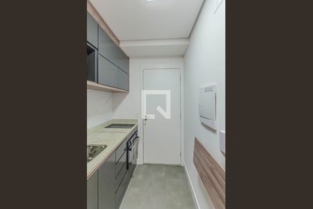 Cozinha de kitnet/studio para alugar com 1 quarto, 25m² em Vila Mariana, São Paulo