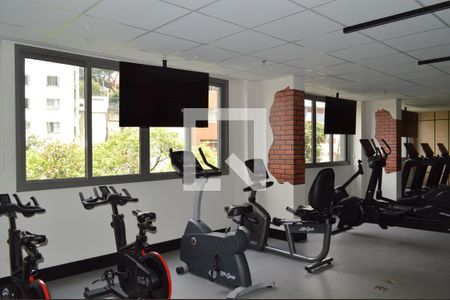 Studio para alugar com 24m², 1 quarto e sem vagaAcademia