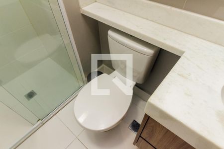 Banheiro de kitnet/studio para alugar com 1 quarto, 26m² em Campos Elíseos, São Paulo