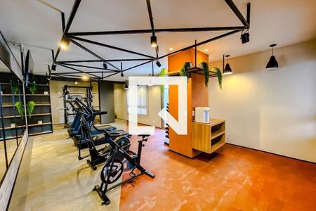 Studio à venda com 38m², 1 quarto e sem vaga Studio à venda com 38m², 1 quarto e sem vagaAcademia