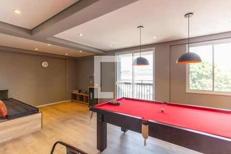 Apartamento à venda com 34m², 2 quartos e sem vaga Área comum -  Salão de jogos