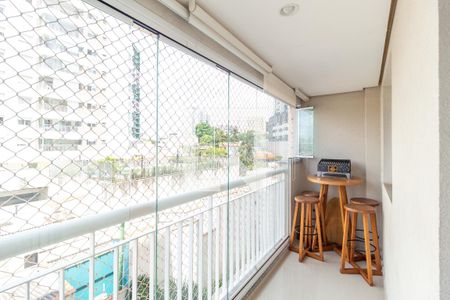 Varanda de apartamento à venda com 2 quartos, 56m² em Chácara Seis de Outubro, São Paulo