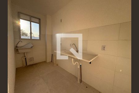Cozinha e Área de Serviço de apartamento para alugar com 2 quartos, 62m² em Feitoria Seller, São Leopoldo