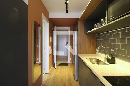 Studio à venda com 29m², 1 quarto e sem vagaCozinha