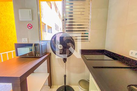 Studio para alugar com 18m², 1 quarto e sem vaga Studio para alugar com 18m², 1 quarto e sem vagaCozinha