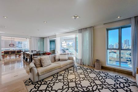 Sala de apartamento à venda com 5 quartos, 335m² em Vila Regente Feijó, São Paulo