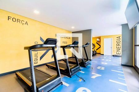 Apartamento para alugar com 30m², 1 quarto e 1 vaga Apartamento para alugar com 30m², 1 quarto e 1 vagaÁrea comum - Academia