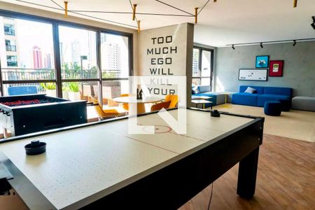 Apartamento para alugar com 30m², 1 quarto e 1 vaga Apartamento para alugar com 30m², 1 quarto e 1 vagaÁrea comum - Salão de Jogos