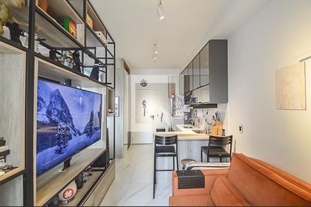 Sala de apartamento à venda com 1 quarto, 36m² em Jardim do Mar, São Bernardo do Campo