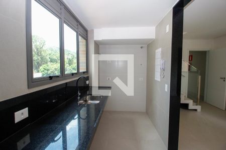 Sala e Cozinha de apartamento à venda com 3 quartos, 167m² em Serra, Belo Horizonte