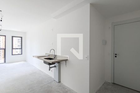 Cozinha de kitnet/studio à venda com 0 quarto, 32m² em Brooklin, São Paulo