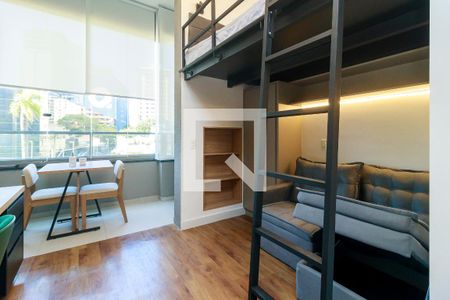 Studio de kitnet/studio para alugar com 1 quarto, 30m² em Jardim das Acacias, São Paulo