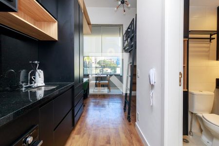 Studio de kitnet/studio para alugar com 1 quarto, 30m² em Jardim das Acacias, São Paulo