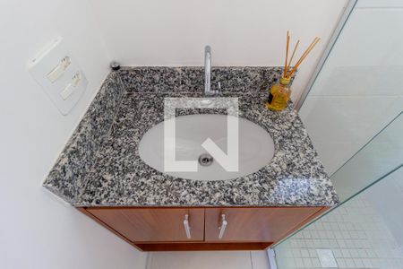 Detalhe - Banheiro de apartamento para alugar com 1 quarto, 20m² em Brás, São Paulo