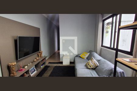 Sala de apartamento à venda com 3 quartos, 95m² em Santa Maria, Santo André