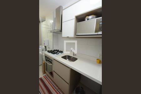 Apartamento para alugar com 46m², 2 quartos e 1 vagaDetalhe da cozinha