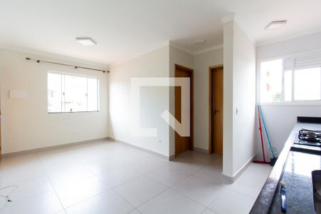 Sala e Cozinha de apartamento à venda com 1 quarto, 35m² em Vila Isolina Mazzei, São Paulo