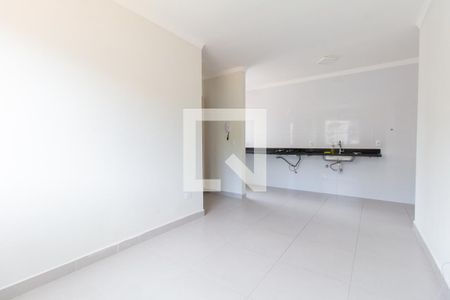 Sala e Cozinha de apartamento à venda com 1 quarto, 35m² em Vila Isolina Mazzei, São Paulo