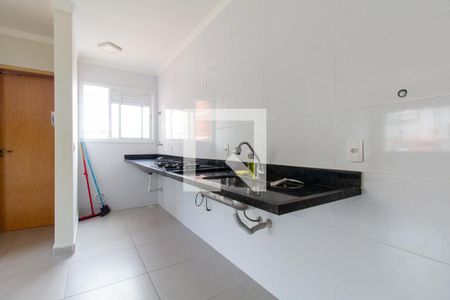 Sala e Cozinha de apartamento à venda com 1 quarto, 35m² em Vila Isolina Mazzei, São Paulo
