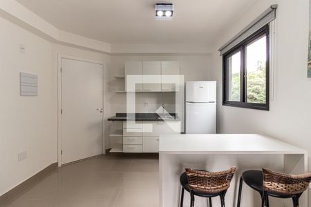 Cozinha de kitnet/studio para alugar com 1 quarto, 24m² em Vila Buarque, São Paulo