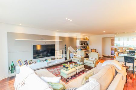 Sala de apartamento para alugar com 4 quartos, 173m² em Santo Amaro, São Paulo
