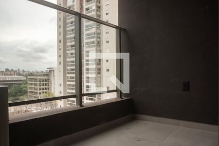 Varanda do Studio de kitnet/studio para alugar com 1 quarto, 25m² em Vila Clementino, São Paulo
