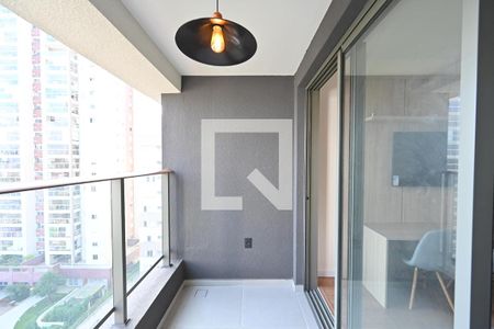 Varanda do Studio de kitnet/studio para alugar com 1 quarto, 25m² em Vila Clementino, São Paulo