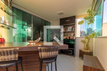 varanda de apartamento à venda com 3 quartos, 107m² em Anchieta, Belo Horizonte