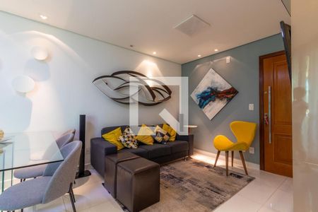 sala  de apartamento à venda com 3 quartos, 107m² em Anchieta, Belo Horizonte