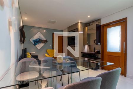 sala  de apartamento à venda com 3 quartos, 107m² em Anchieta, Belo Horizonte