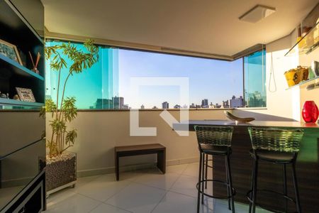 varanda de apartamento à venda com 3 quartos, 107m² em Anchieta, Belo Horizonte