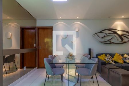 sala  de apartamento à venda com 3 quartos, 107m² em Anchieta, Belo Horizonte