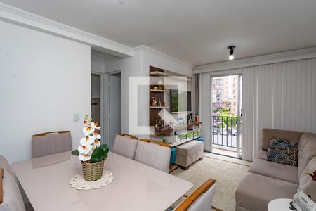 Sala de apartamento à venda com 2 quartos, 48m² em Vila Santa Luzia, Diadema