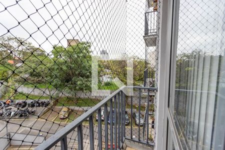 Varanda da sala de apartamento à venda com 2 quartos, 48m² em Vila Santa Luzia, Diadema