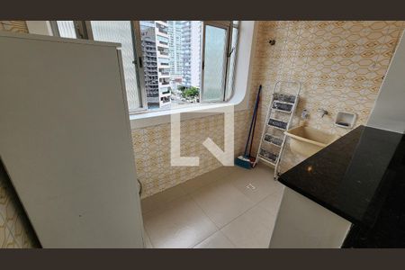 Área de Serviço de apartamento para alugar com 1 quarto, 70m² em Boqueirão, Santos