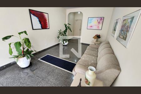Hall de entrada de apartamento para alugar com 1 quarto, 70m² em Boqueirão, Santos
