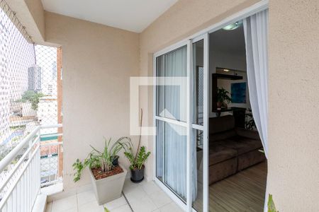 Varanda da Sala de apartamento à venda com 2 quartos, 50m² em Santo Amaro, São Paulo