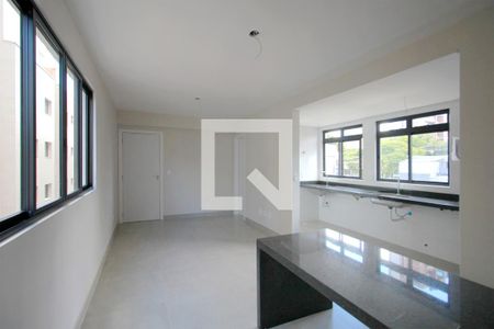 Sala de apartamento à venda com 2 quartos, 65m² em São Pedro, Belo Horizonte