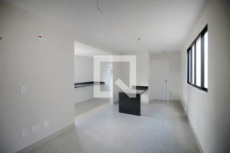 Sala de apartamento à venda com 2 quartos, 65m² em São Pedro, Belo Horizonte