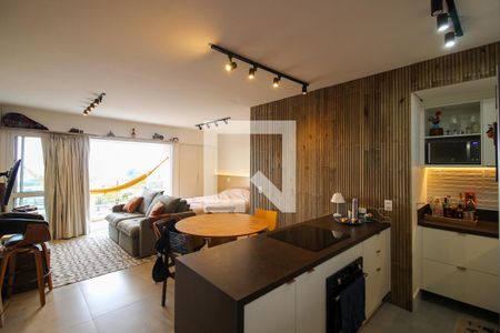 Sala/Quarto/Cozinha de apartamento à venda com 1 quarto, 44m² em Sumarezinho, São Paulo