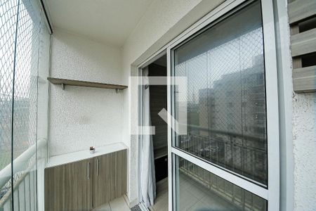 Varanda da Sala de apartamento para alugar com 2 quartos, 47m² em Jardim Colonial, São Paulo