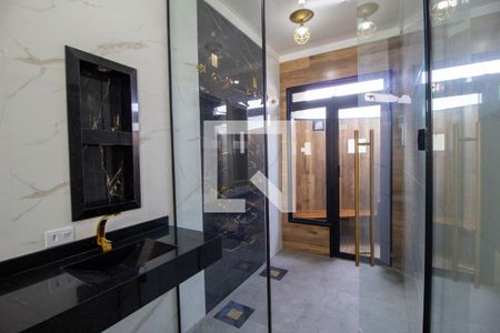 Casa de condomínio para alugar com 200m², 3 quartos e 4 vagasBanheiro da Suíte