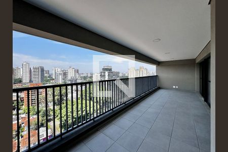 Varanda de apartamento à venda com 3 quartos, 127m² em Santo Amaro, São Paulo