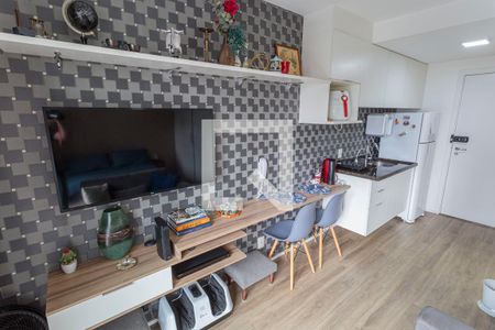 Studio à venda com 27m², 1 quarto e sem vagaSala/Quarto