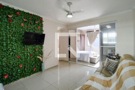 Sala de apartamento para alugar com 2 quartos, 70m² em Boqueirão, Praia Grande