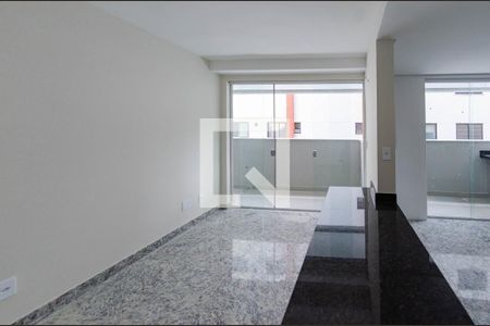 Sala de apartamento à venda com 2 quartos, 53m² em Boa Viagem, Belo Horizonte