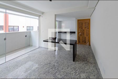 Sala de apartamento à venda com 2 quartos, 53m² em Boa Viagem, Belo Horizonte